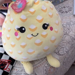 Squishmallows Yellow and Pink Stuffed Animal